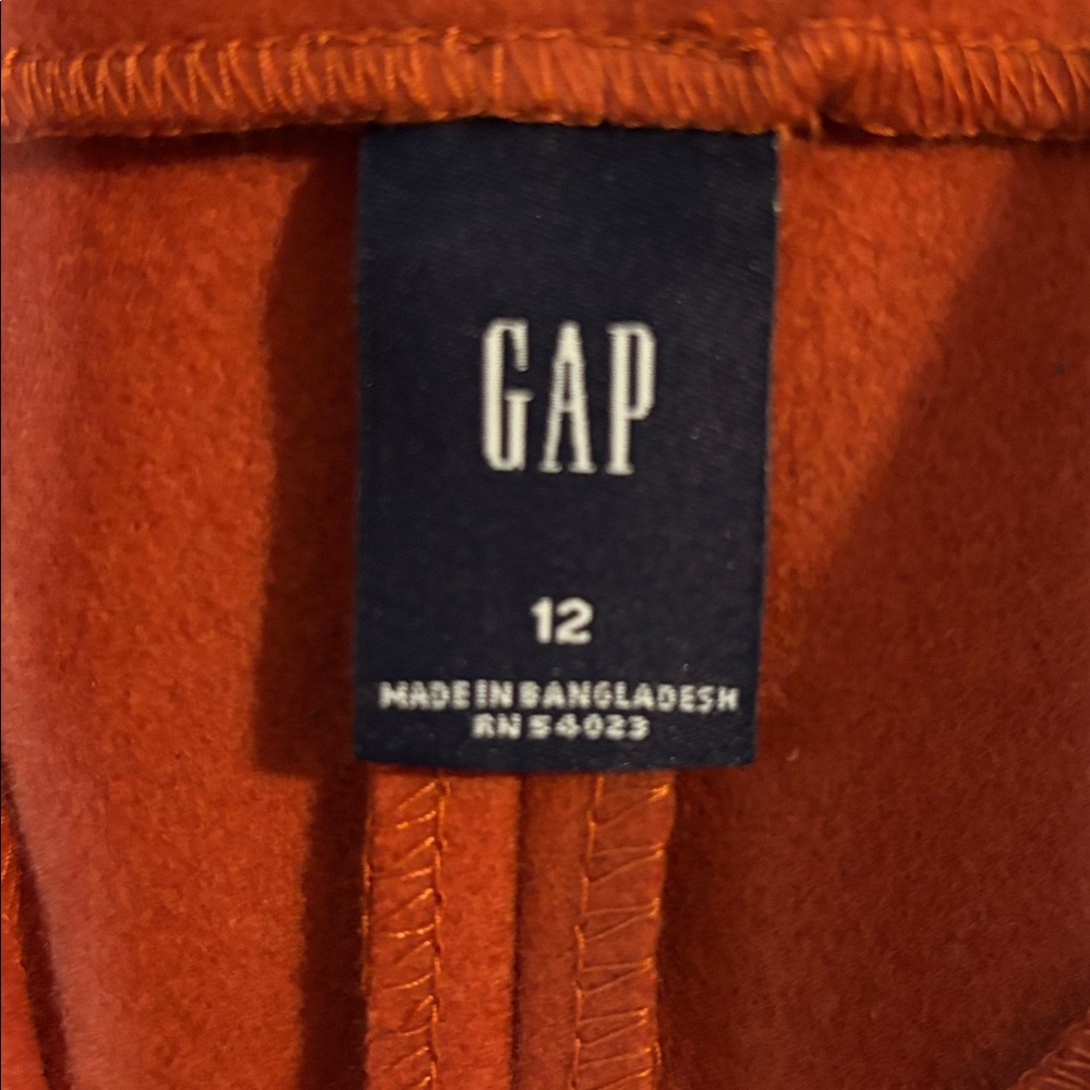 🔵GAP Burnt Orange Wool Ready To Wear Mini Skirt - Picture 11 of 12